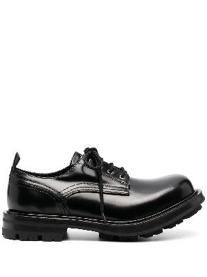 Alexander McQueen ridged sole lace-up shoes
