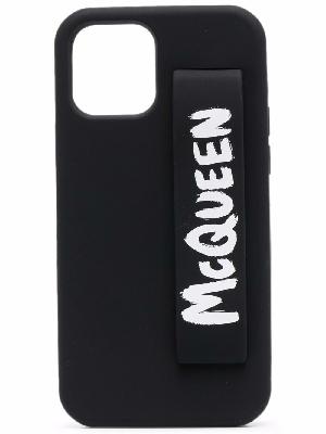 Alexander McQueen graffiti-logo iPhone 12 Pro cover