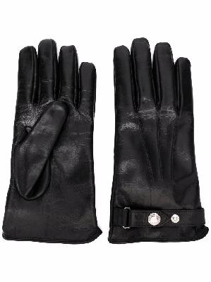 Alexander McQueen cashmere-lined leather gloves
