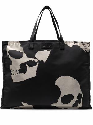 Alexander McQueen skull-print tote bag