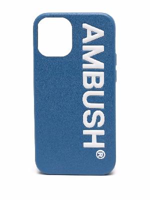 AMBUSH iPhone 12 Mini logo-embossed phone case