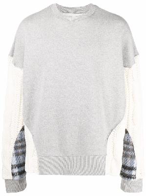 Andersson Bell contrast-sleeve antwerp sweatshirt