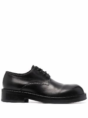Ann Demeulemeester brushed leather Derby shoes