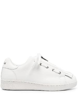 A.P.C. tassel-front leather trainers