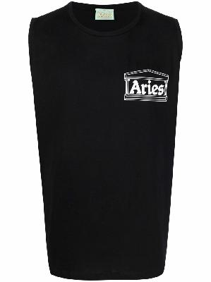 Aries logo sleeveless vest