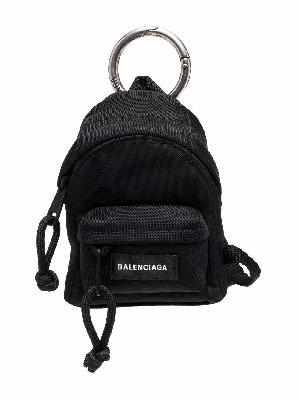 Balenciaga Micro backpack keyring