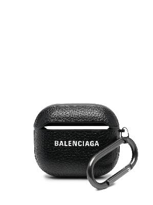 Balenciaga logo-print hard AirPods case