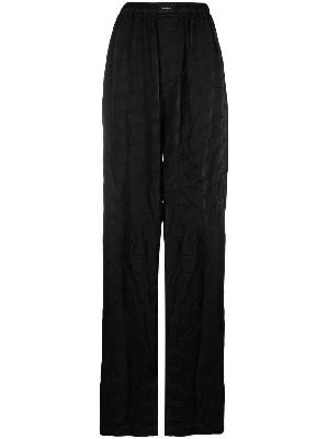 Balenciaga crease-effect jacquard pyjama trousers