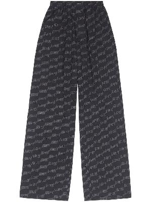 Balenciaga BB monogram pyjama trousers