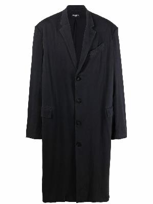 Balenciaga worn-out tailored coat