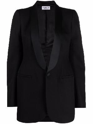 Balenciaga hourglass tuxdo-lapel coat