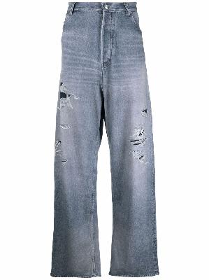 Balenciaga Trompe L'oeil wide-leg jeans