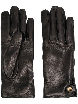 Bally stud-embellished leather gloves
