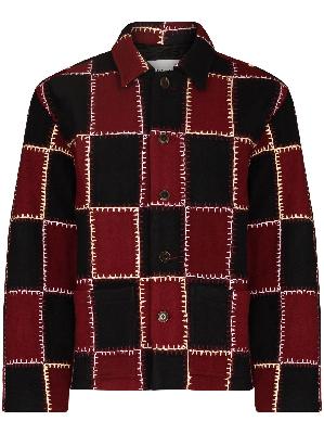 BODE wool-blend patchwork jacket