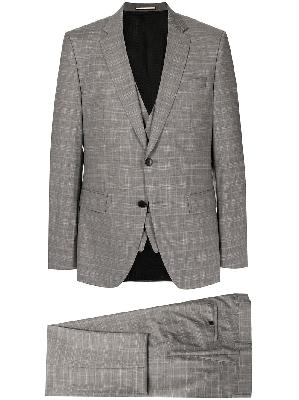 BOSS single-breasted checked suit