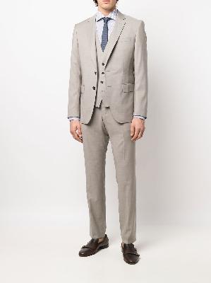BOSS single-breasted three piece suit