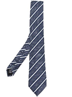 BOSS diagonal stripe-pattern tie
