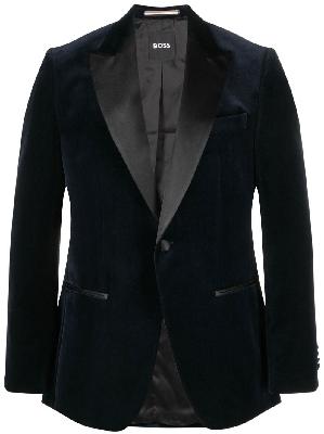 BOSS Hutson velvet tuxedo jacket