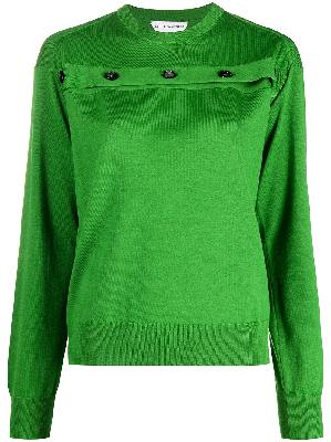 Bottega Veneta button-detail wool jumper
