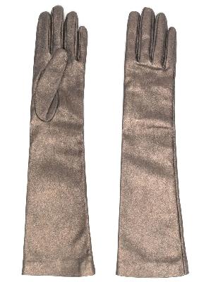 Brunello Cucinelli long slim-fit gloves