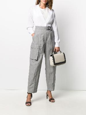Brunello Cucinelli cargo pockets high-waisted trousers