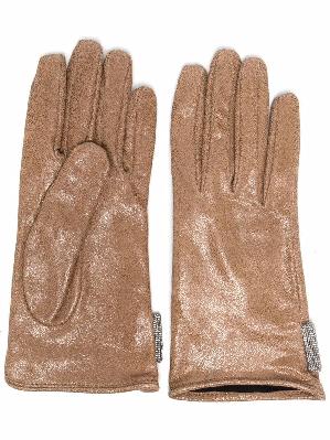 Brunello Cucinelli bead-embellished gloves