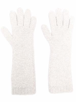 Brunello Cucinelli embellished cashmere gloves