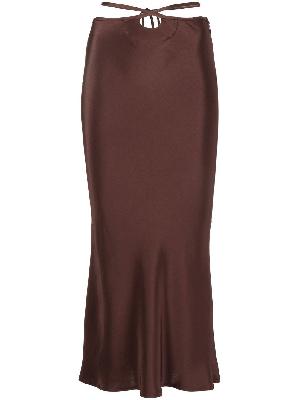 Christopher Esber loophole tie skirt