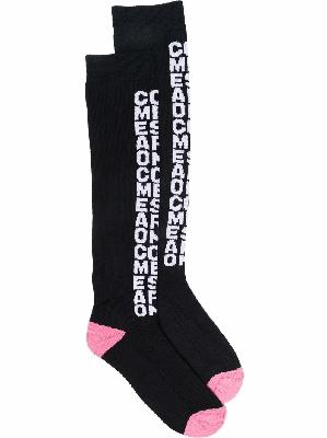 Comme Des Garçons Homme Plus logo block socks