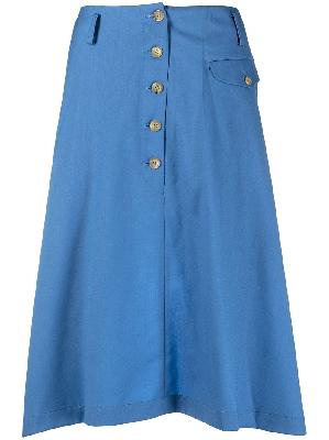Comme Des Garçons Homme Plus deconstructed midi skirt