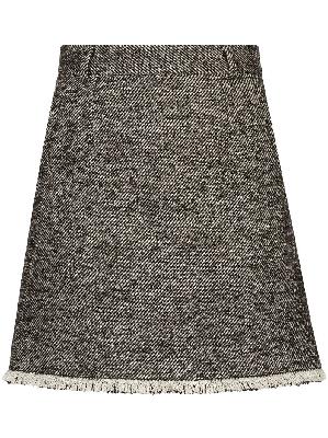 Dolce & Gabbana wool-blend A-line midi skirt