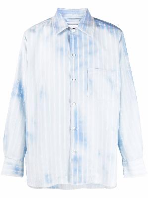 Doublet striped long-sleeve shirt