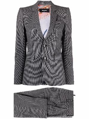 Dsquared2 micro-pattern two-piece suit