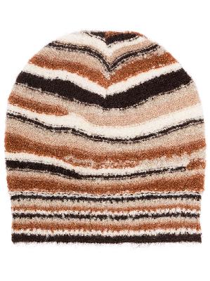 ERL stripe-pattern knitted beanie