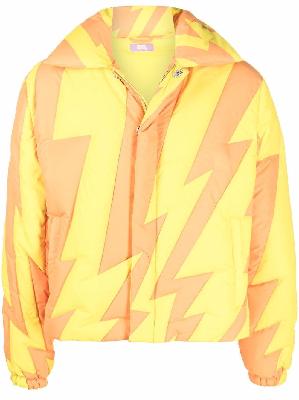 ERL lightning-bolt padded jacket