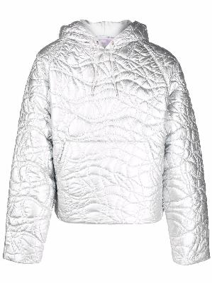 ERL quilted padded hoodie