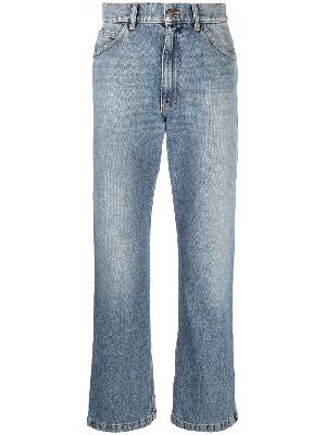 ERL low-rise straight-leg jeans