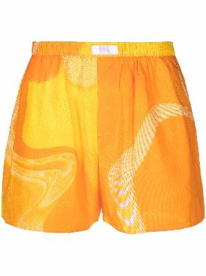 ERL abstract-pattern print swim shorts