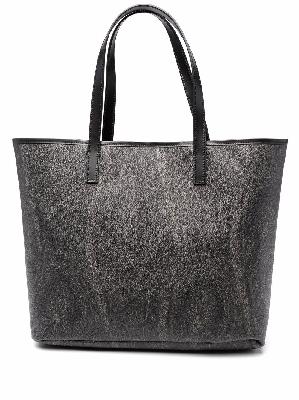 ETRO paisley-print leather tote bag
