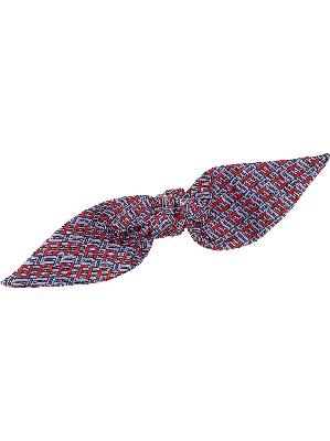 Fendi woven pattern hair pin