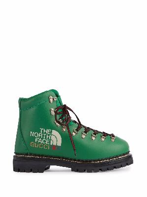 Gucci x The North Face leather boots