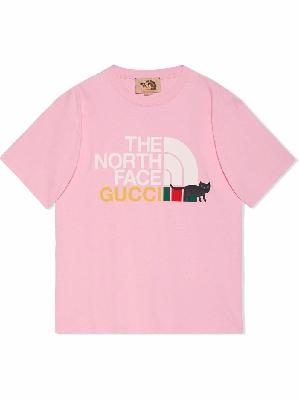 Gucci x The North Face logo-print cotton T-shirt