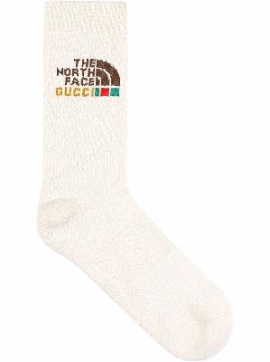 Gucci x The North Face logo socks