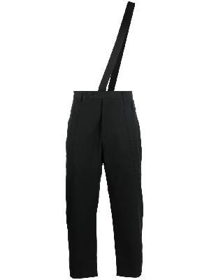 Isabel Benenato one-shoulder tailored dungarees