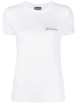Jacquemus logo-embroidered T-shirt