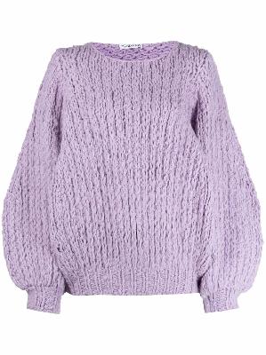 JW Anderson chunky-knit shearling jumper