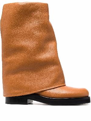 JW Anderson foldover leather boots