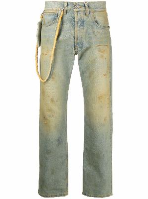 Maison Margiela distressed effect jeans