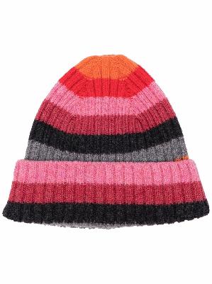 Molly Goddard stripe-knit hat