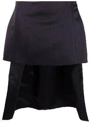 Prada high-low A-line skirt